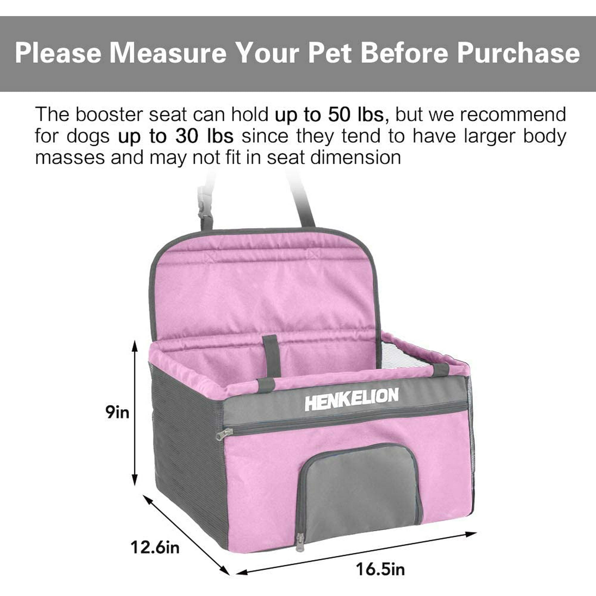 Dog car seat 50 lbs hotsell