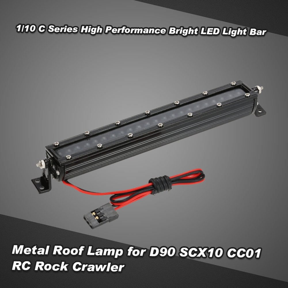 RC Car Super Bright 44 LED Roof Light Bar for 1/10 RC Rock Crawler AXIAL SCX10 CC01 D90