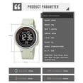thumbnail image 4 of SKMEI Men's Digital Sports Watch Large Face Waterproof Wrist Watches for Men with Stopwatch Alarm El Noctilucent, 4 of 8