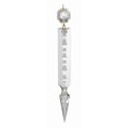 thumbnail image 3 of B&P Lamp Brilliantcut 6 Inch (152mm) Crystal Chandelier Light Replacement Pendant Prism, Spear Cut Nickel Pin, 3 of 3