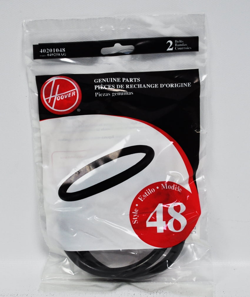Hoover Vacuum Cleaner Belts Part Number 40201048 ( 2 Belts) Walmart