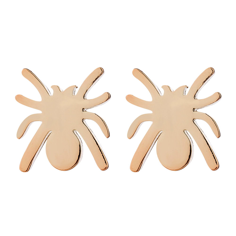 Best Wing Jewelry .925 Sterling Silver HalloweenSpider Stud Earrings for Children and Teens 