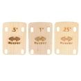 thumbnail image 4 of Juntas de Placa de Cuello de 4 Agujeros, 3 Uds., Almohadilla de Madera de Arce 0,25 0,5 1 Grado, Cuñas de Cojín para Guitarra Eléctrica, Accesorio de CUTICAT Junta de placa de cuello, 4 of 8