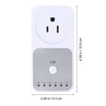 thumbnail image 2 of Minuterie de Prise Réglable Minuteries Électriques pour Prise Électrique Prise US à 3 Broches, 2 of 8