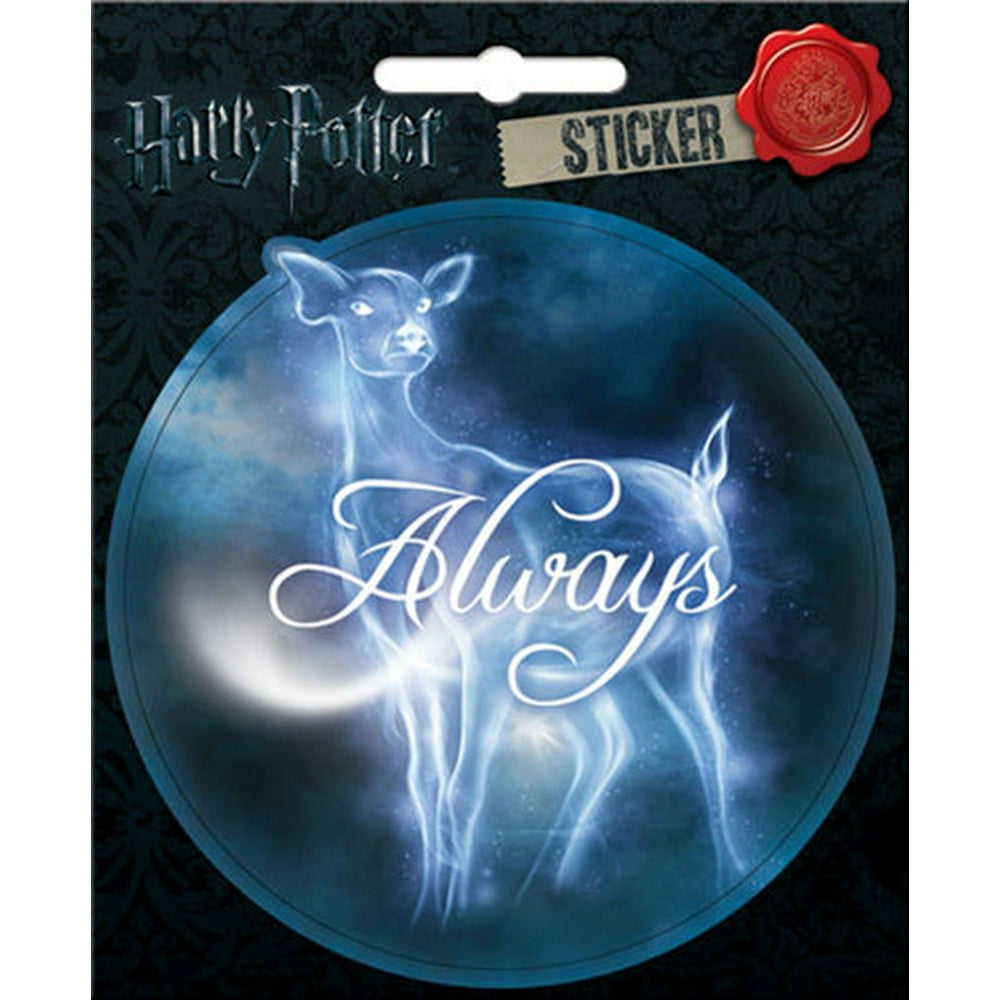 Harry Potter Always Deer 4 x 4 1/2 Inch Sticker Walmart