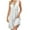 White, variant on Womens Plus $15 & Under!Summer Plus Size Dresses for Womens 2024 Fashion Short Sleeve V-Neck Solid Color Pocket Makings Dress