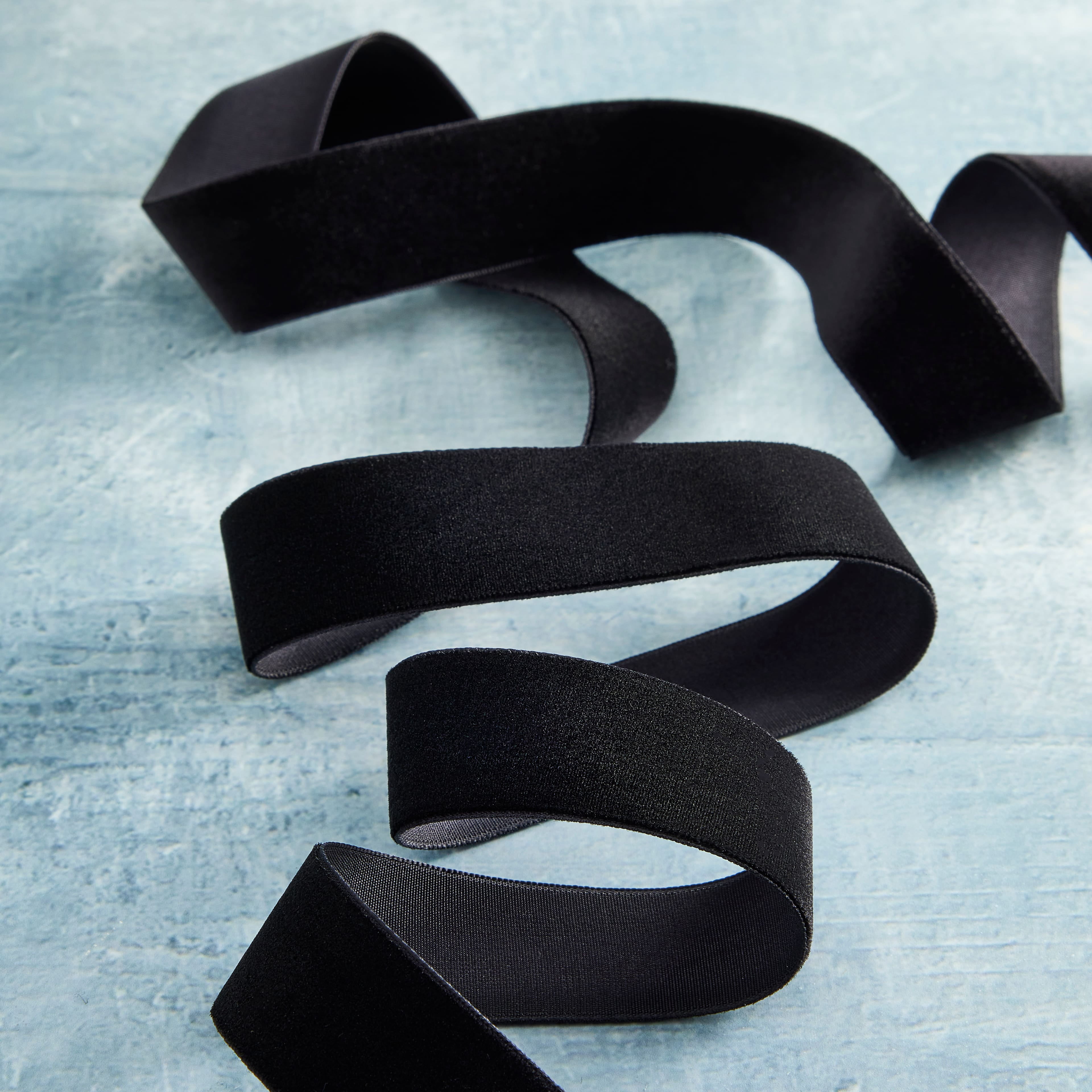 1" x 3 yd. Velvet Ribbon by Celebrate It – Non-Wired Woven Edge for Gift Wrapping - Crafts & Decorative Accents - 12 Pack
