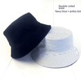 thumbnail image 1 of Sombrero de pescador de doble cara, estilo coreano, sencillo, informal, para hombre, para lavabo, para mujer, de color sólido, con tablero de luz, parasol, sombrero moderno para pareja, 1 of 4