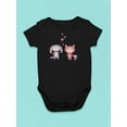 thumbnail image 3 of Monster Kids In Love Bodysuit Infant -Image by Shutterstock,  Newborn, 3 of 4