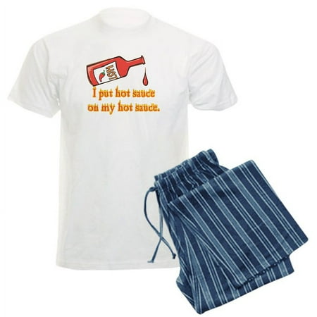 

CafePress - Put Hot Sauce On My Hot Sauce - Men s Light Pajamas