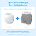 thumbnail image 5 of CARER Unisex Adult Diaper Cover Reusable Leakproof Waterproof Underwear for Incontinence, 5 of 8