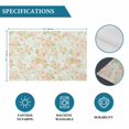 thumbnail image 6 of Beige Flowers Placemats Set of 12, Farmhouse Botanical Floral Green Leaves Placemats for Dining Table, Place Mats for Kitchen Tabletop, Waterproof Wipeable Dining Table Mats Set, 6 of 9