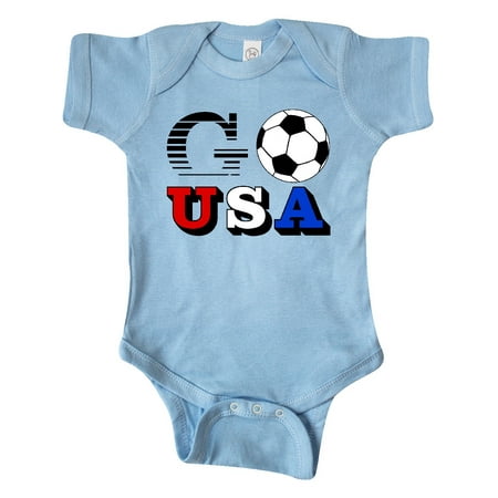 

Inktastic Go USA- Soccer Football Gift Baby Boy or Baby Girl Bodysuit