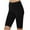 Black, variant on Lovskoo Knee Length Leggings Womens Yoga Fitness Running Gym Solid Sports Active Pants Coffee