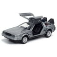 thumbnail image 6 of DeLorean DMC (Time Machine) Silver "Back to the Future Part I" (1985) Movie "Hollywood Rides" Series 1/32 Diecast Model Car by Jada, 6 of 6