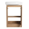 thumbnail image 5 of Tcbosik 23 inch Freestanding Bathroom Vanity with Sink, Modern Vanity Sink Combo with 2 Soft Close Doors for Small Space, Imitative Oak, 5 of 10