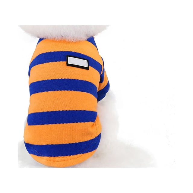 Ropa para mascotas Ropa para perros Otoño Invierno Ropa cómoda y cálida Suéter de rayas para mascotas Suéter para perros 1507