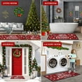 thumbnail image 5 of Buffalo Plaid Christmas Kitchen Decor - Red Truck Xmas Decorations for Bathroom,Floor,Living Room,Doorway 17"x30"+17"x47", 5 of 6