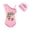 Pink, variant on Superkitties girls' one-piece swimsuit, children's movie and TV game cartoon elements, milk silk suspender one-piece swimsuit, bikini+swim cap two-piece set, suitable for children aged 3-10