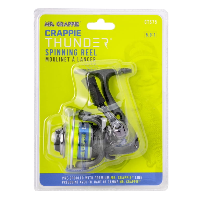 crappie fishing spinning reel Pure Pro Series The Legacy X 1000 spinning reel delivers ultra Lew's Crappie Thunder Spinning Reel