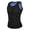 Black（Lining Blue）, variant on Lilvigor Men Sauna Sweat Vest Slimming Shapewear Comression Fitness Body Shaper Workout Tank Top Polymer Waist Trainer Sauna Suits