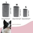 thumbnail image 2 of Cojín para perros que calma, orejeras de protección contra ruidos, capucha calmante para perros con ansiedad M gris, 2 of 7