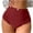 Wine, variant on Lace Bowknot Panties for Women - Low Lift Stitching Briefs, Soft Breathable 3-Sided Base Layer for Daily Wear