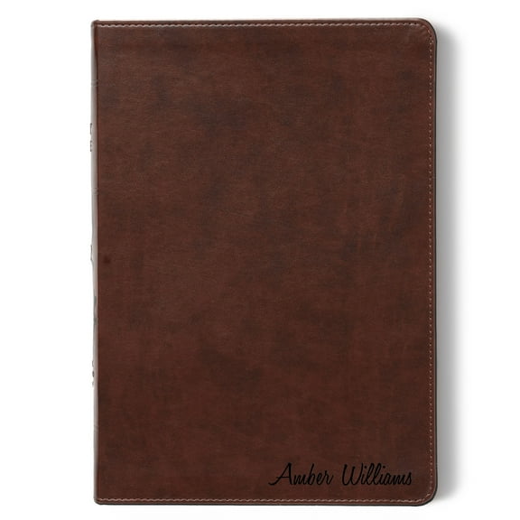 Personalized ESV Bible with Name Engraved, ESV Wide-Margin Bible, Custom Bible Engraved Name, English Standard Holy Bible, Baptism Gifts
