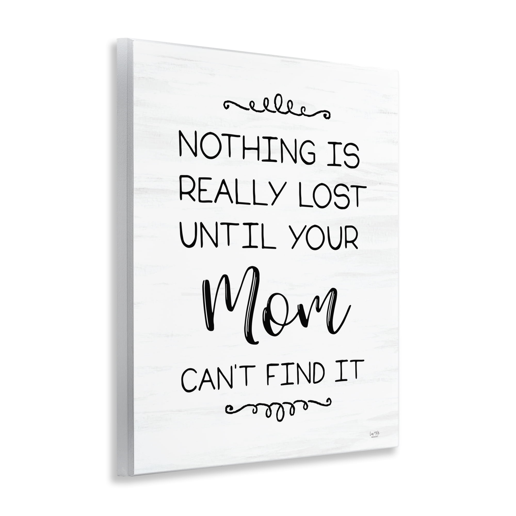 Stupell Industries Funny Nothing Is Lost Typography Painting Unframed Art Print Wall Art, 11 x 14