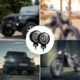 thumbnail image 2 of Yeacher 4 Inch Round LED Motorcycle Lights Off-Road Vehicle Work Lights Fog Driving Light Daytime, 2 of 8