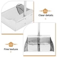 thumbnail image 3 of Raindrops Heavy Duty Metal Dustpan with Comfortable Grip for Courtyard and Garage Cleaning, 3 of 8