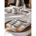 thumbnail image 6 of Thanksgiving Pumpkins Cloth Napkins Set of 8 Reusable Dinner Napkins, Fall Leaves Country Wildflowers Fence Cocktail Napkin Washable Table Napkins for Wedding/Holiday Party/Baby Shower 20"x20", 6 of 7