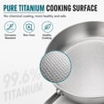thumbnail image 4 of Titanium Frying Pan with Lid 11.02 Inch, Titanium Pan for Cooking, Pure Titanium Cookware, Healthy Non-Toxic Frying Pan, Even Heating Titanium Skillet for Induction Gas Electric Stove Tops, 4 of 12