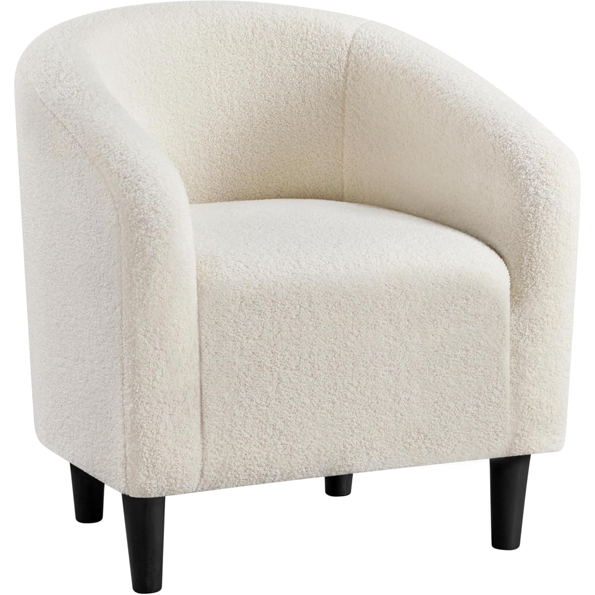 small sherpa barrel accent chair product