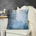 thumbnail image 2 of YINGXI Grey and Blue Abstract Art Pillow Cover, Modern Contemporary Decorative Throw Pillows Cushion Cover for Bedroom Sofa Living Room 22x22in, 2 of 5