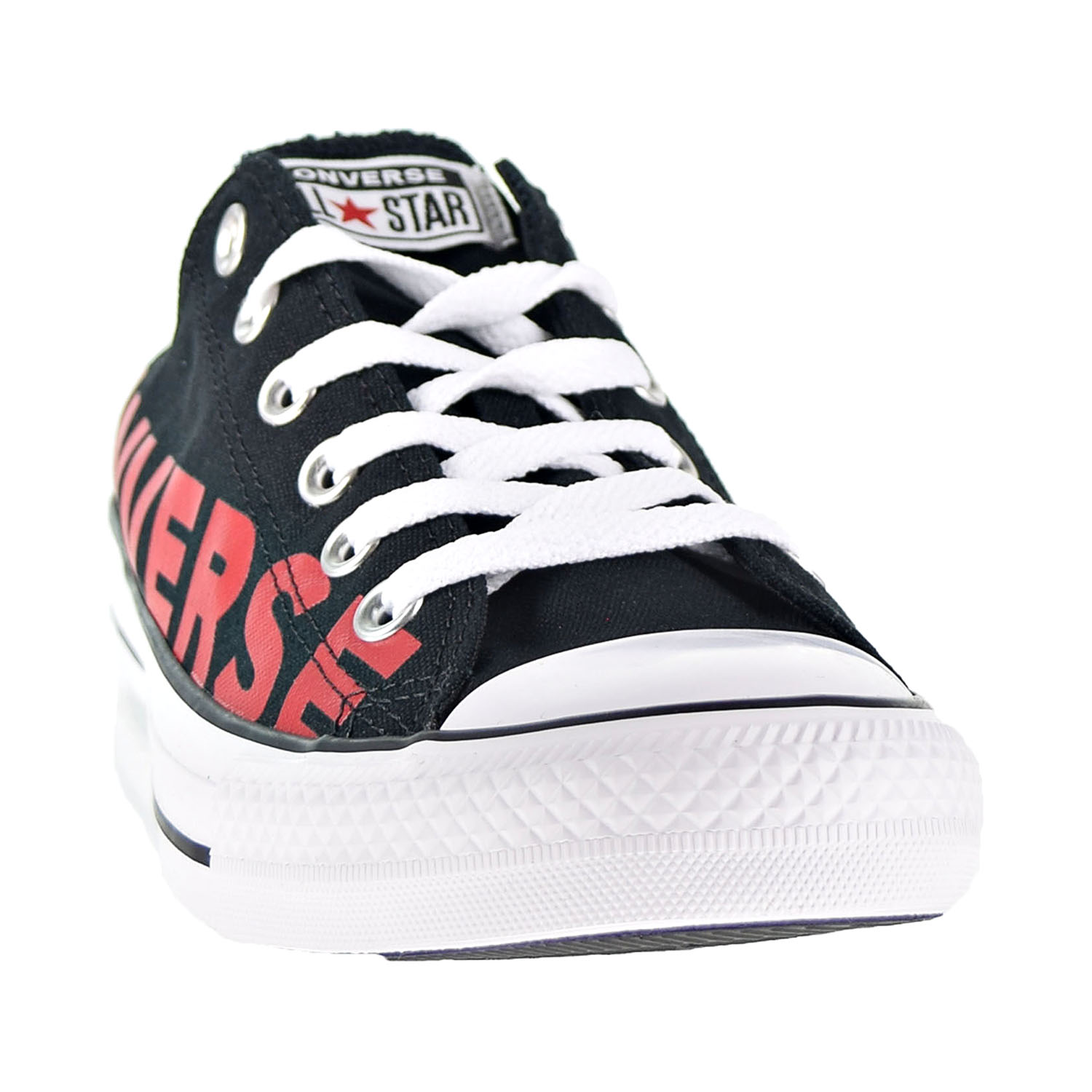 Converse Chuck Taylor All Star Ox Wordmark Men's Shoes Black-Enamel Red-White 165430f - image 2 of 6