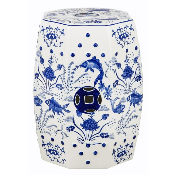 Safavieh Cloud 9 Chinoiserie Ceramic Garden Stool