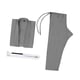 thumbnail image 3 of Traje brasileño Jiu Jitsu Gi, pantalón transpirable, chaqueta, uniformes ligeros Gris M4, 3 of 8