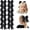 Black, variant on 12 Pack 8 Inch Large Black Cheer Bows for Girls, Satin Hair Bows with Elastic Bands, for Cheerleading, Sports, and Daily Wear