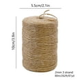 thumbnail image 2 of Extra Long Jute Twine String - 200m Natural Flax Twine for Crafts, Gardening, Gift Wrapping, Wedding & Christmas Decoration - Durable, Cuttable Eco-Friendly Packing Material, 2 of 6