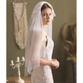 thumbnail image 3 of Wedding Veil with Comb 2-Layer Elbow Veils Short Tulle Party Hair Accessories, 3 of 12