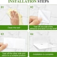 thumbnail image 4 of Wall 4pcs Wall Floating Shelf Modern Concise Style Acrylic Strong Load Bearing Punch Free Waterproof Small Floating Shelf For Kitchen Bathroom Study, 4 of 8