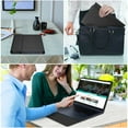 thumbnail image 7 of Fintie Sleeve Case for 15.6-inch Samsung Galaxy Book2 Pro 360/Galaxy Book2 Pro/Galaxy Book Pro 360/Galaxy Book Pro - Premium PU Leather Portfolio Book Cover, Black, 7 of 7