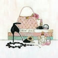 thumbnail image 3 of Swatland, Sally 12x12 Black Modern Framed Museum Art Print Titled - Fashionista I, 3 of 5