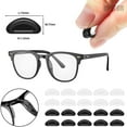 thumbnail image 2 of UPITOR 10 Pairs Eyeglass Nose Pads, Silicone Anti-Slip Nose Pads for Eyeglasses, 4 Pairs Ear Hooks for Glasses, 4 Pairs Soft Silicone Ear Stems Covers, 10 Pairs Ear Clips Supports for Glasses, 2 of 7