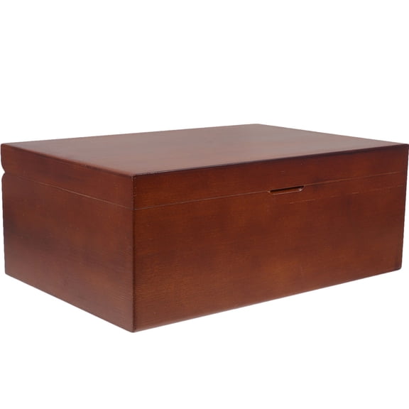 Minkissy Wooden Jewelry Holder Large Storage Box for Necklace Earring Bracelet Organizer