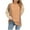 Khaki, variant on Kaemgyyd Long Sleeve Shirts for Women Loose Casual Crew Neck Color Block Pullover Basic Texture Tunic Tops for Women