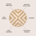 thumbnail image 3 of JONATHAN Y ANSA 5' Round Area Rug, Piper Two-Tone Chevron Jute - Cream/Natural, RNF111B-5R, 3 of 6