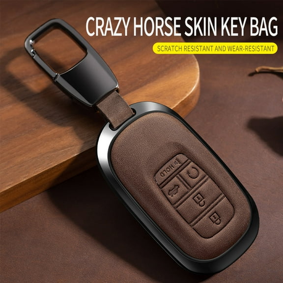 For Honda Key Fob Cover Compatible with 2023 Honda Civic Accord Pilot CR-V HR-V Key Fob Protector Key Case