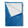 thumbnail image 2 of Zodiac Aquarius Soft Flannel Fleece Throw Blanket, Woman Lady Features Stars Beauty Fortune Pattern Design, Cozy Plush for Indoor and Outdoor Use, 50" x 60", Cobalt Blue Turquoise, by Ambesonne, 2 of 5